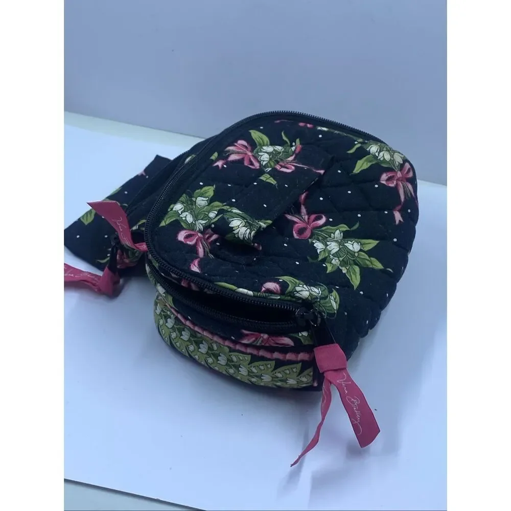 Vera Bradley New Hope Jewelry Case Travel Organizer Retired Pink Ribbon Vintage